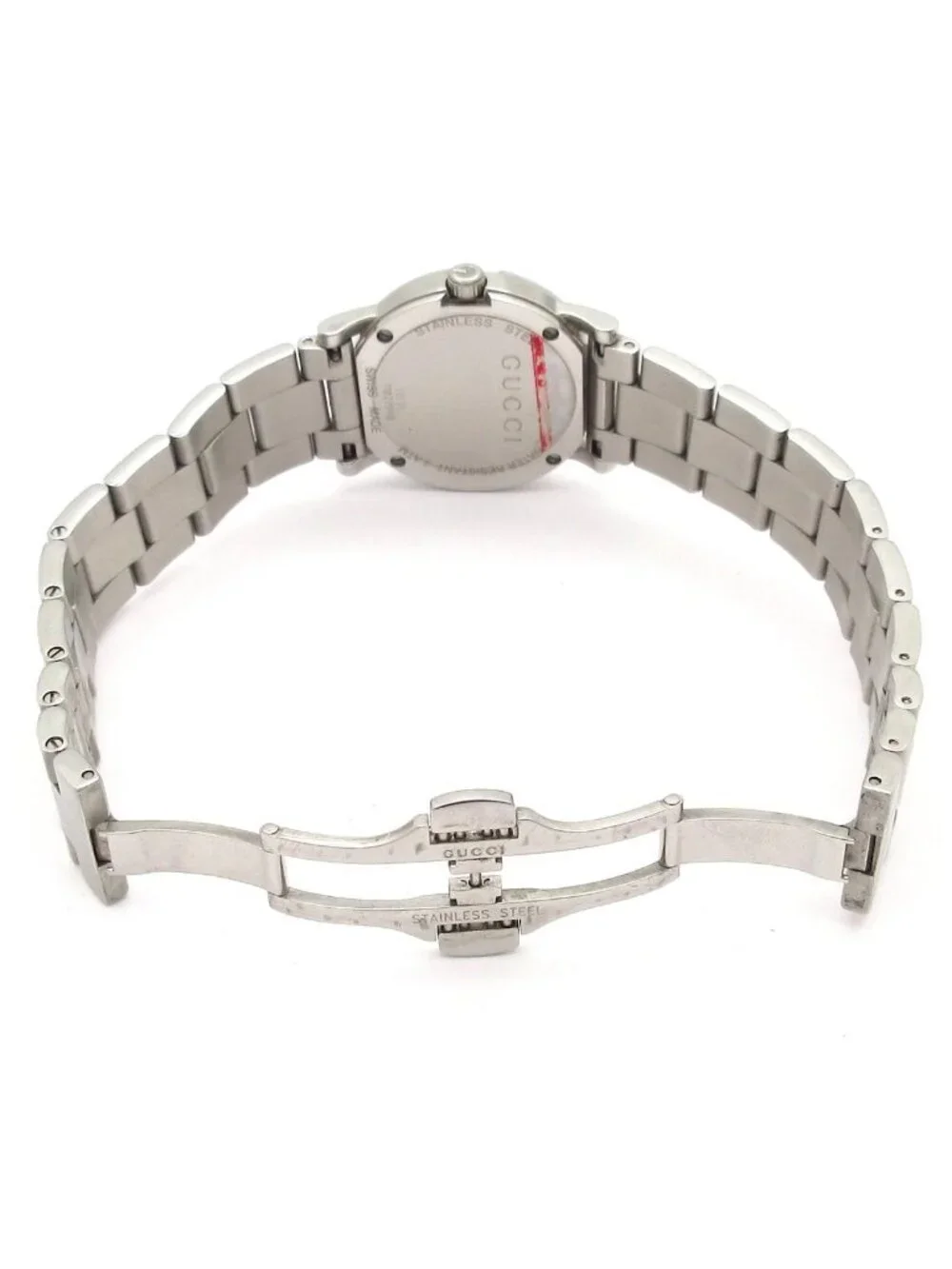 Gucci Watch G Diamond Bezel White Shell
